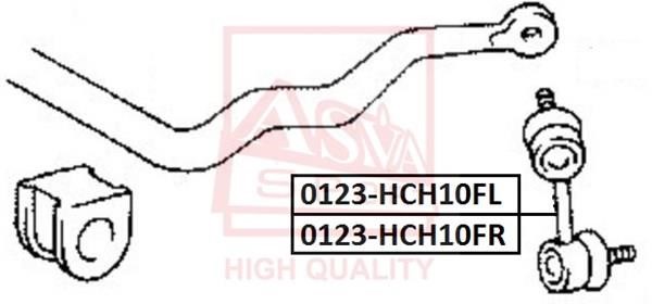 Asva 0123-KCH10FL Стійка стабілізатора 0123KCH10FL: Приваблива ціна - Купити у Польщі на 2407.PL!