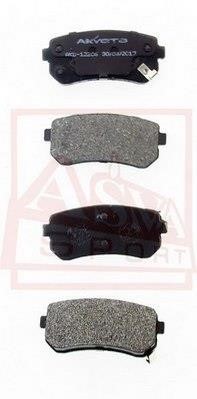 Asva AKD-12206 Front disc brake pads, set AKD12206: Buy near me in Poland at 2407.PL - Good price!