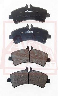 Asva AKD-23206 Rear disc brake pads, set AKD23206: Buy near me in Poland at 2407.PL - Good price!