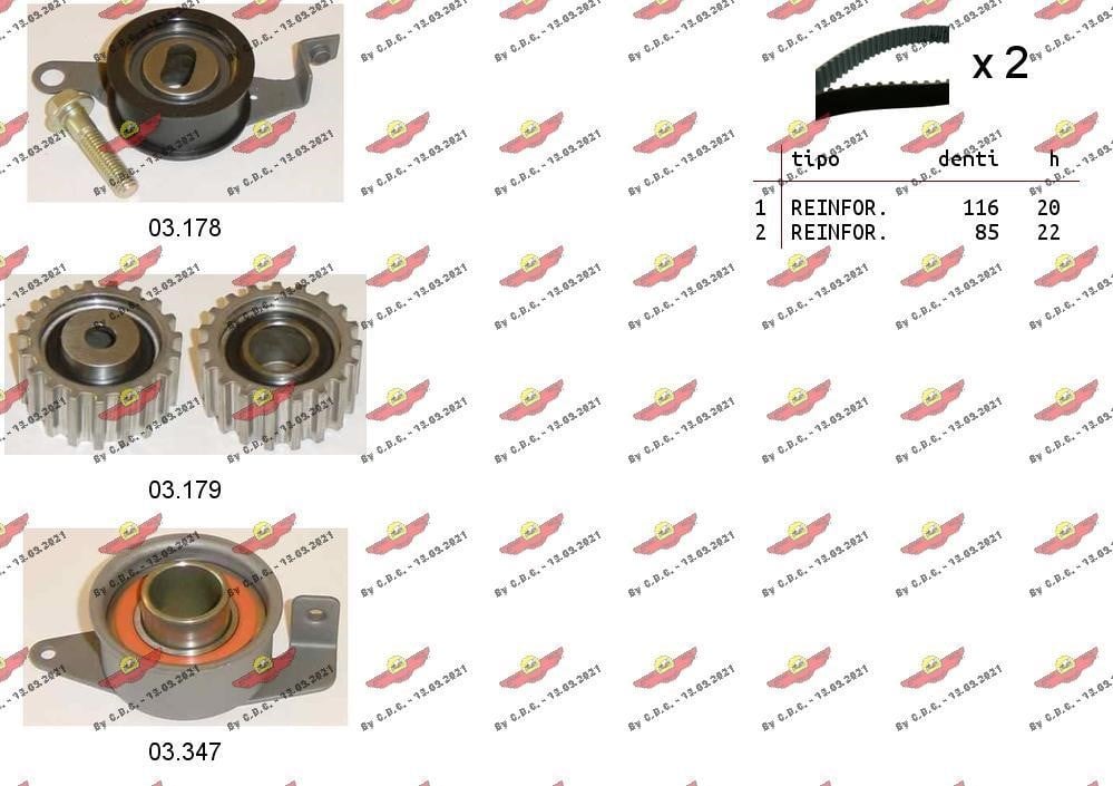 Autokit 04.5010S Timing Belt Kit 045010S: Buy near me at 2407.PL in Poland at an Affordable price!