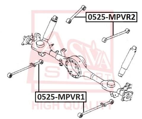 Asva 0525-MPVR1 Track Control Arm 0525MPVR1: Buy near me in Poland at 2407.PL - Good price!