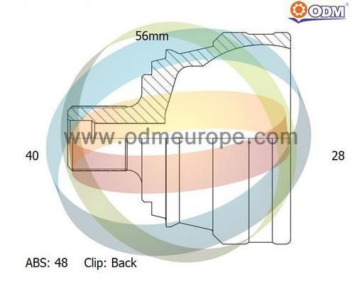 Odm-multiparts 12151985 CV joint 12151985: Buy near me in Poland at 2407.PL - Good price!