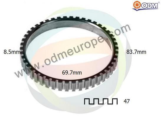 Odm-multiparts 26000011 Ring ABS 26000011: Buy near me in Poland at 2407.PL - Good price!