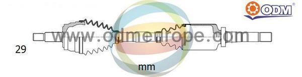 Odm-multiparts 18-062860 Drive Shaft 18062860: Buy near me in Poland at 2407.PL - Good price!