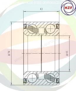 Odm-multiparts 70-060025 Подшипник ступицы колеса, комплект 70060025: Отличная цена - Купить в Польше на 2407.PL!