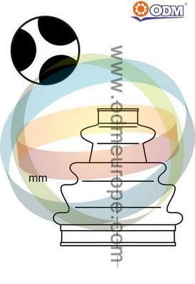 Odm-multiparts 21-990445 Комплект пыльника, приводной вал 21990445: Отличная цена - Купить в Польше на 2407.PL!