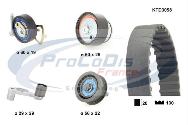 Procodis France KTD3058 Timing Belt Kit KTD3058: Buy near me in Poland at 2407.PL - Good price!
