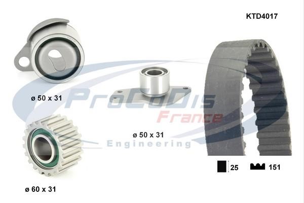 Procodis France KTD4017 Zestaw paska rozrządu KTD4017: Dobra cena w Polsce na 2407.PL - Kup Teraz!