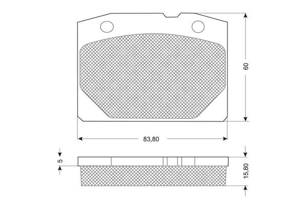 Procodis France PF1031 Brake Pad Set, disc brake PF1031: Buy near me in Poland at 2407.PL - Good price!