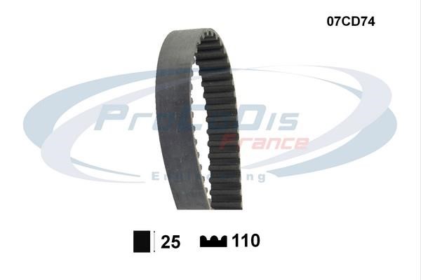 Procodis France 07CD74 Timing belt 07CD74: Buy near me in Poland at 2407.PL - Good price!