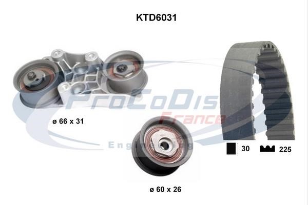 Procodis France KTD6031 Комплект ремня ГРМ KTD6031: Купить в Польше - Отличная цена на 2407.PL!