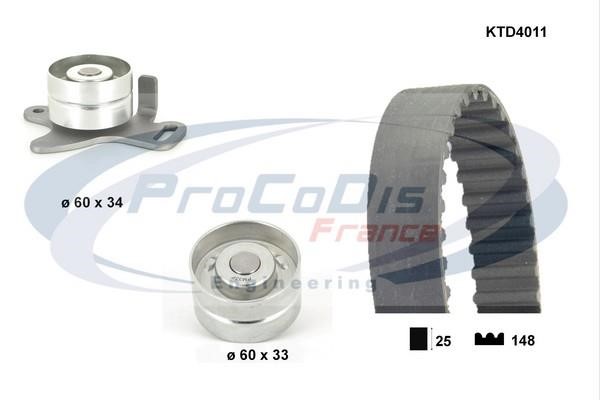 Procodis France KTD4011 Timing Belt Kit KTD4011: Buy near me in Poland at 2407.PL - Good price!