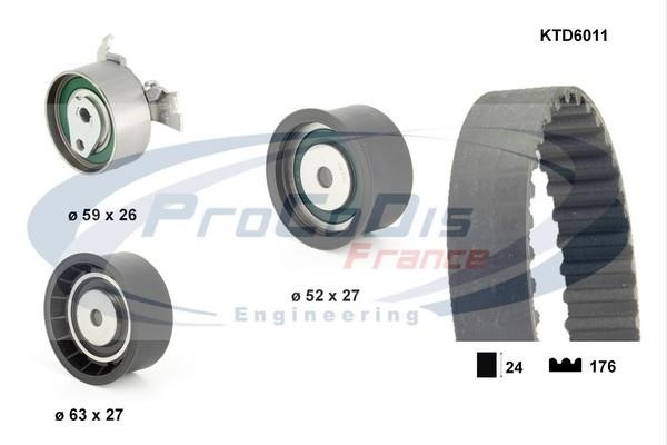 Procodis France KTD6011 Timing Belt Kit KTD6011: Buy near me in Poland at 2407.PL - Good price!