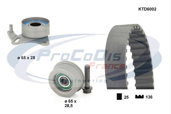 Procodis France KTD6002 Timing Belt Kit KTD6002: Buy near me in Poland at 2407.PL - Good price!