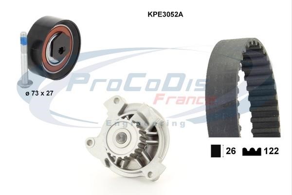 Procodis France KPE3052A Ремінь ГРМ, комплект з водяним насосом KPE3052A: Приваблива ціна - Купити у Польщі на 2407.PL!