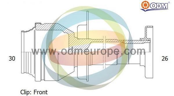Odm-multiparts 14216108 CV joint 14216108: Buy near me in Poland at 2407.PL - Good price!