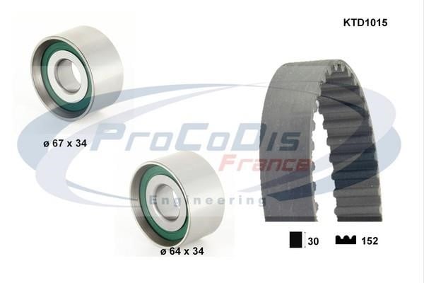 Procodis France KTD1015 Zestaw paska rozrządu KTD1015: Dobra cena w Polsce na 2407.PL - Kup Teraz!