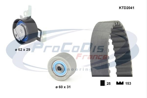 Procodis France KTD2041 Timing Belt Kit KTD2041: Buy near me in Poland at 2407.PL - Good price!