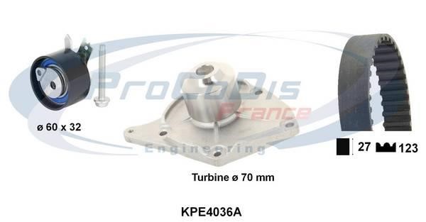 Procodis France KPE4036A TIMING BELT KIT WITH WATER PUMP KPE4036A: Buy near me in Poland at 2407.PL - Good price!