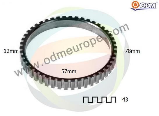 Odm-multiparts 26080009 Ring ABS 26080009: Buy near me in Poland at 2407.PL - Good price!