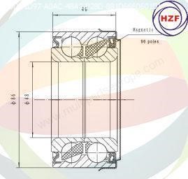 Odm-multiparts 70-040050 Wheel bearing kit 70040050: Buy near me in Poland at 2407.PL - Good price!