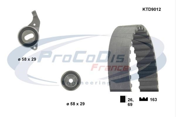 Procodis France KTD9012 Timing Belt Kit KTD9012: Buy near me in Poland at 2407.PL - Good price!