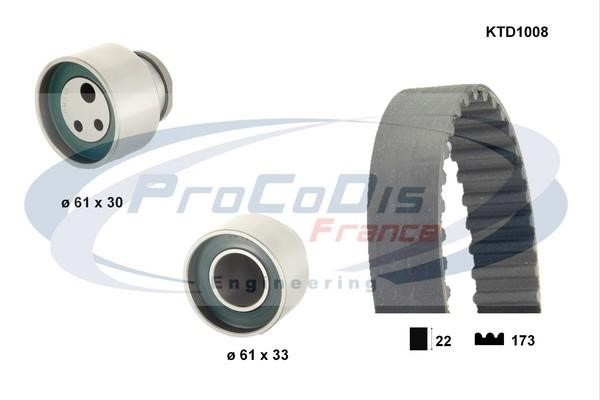 Procodis France KTD1008 Timing Belt Kit KTD1008: Buy near me in Poland at 2407.PL - Good price!