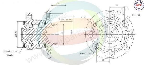Odm-multiparts 70-000053 Wheel bearing kit 70000053: Buy near me in Poland at 2407.PL - Good price!