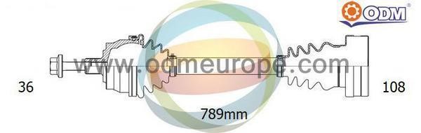 Odm-multiparts 18212970 Вал привідний 18212970: Приваблива ціна - Купити у Польщі на 2407.PL!