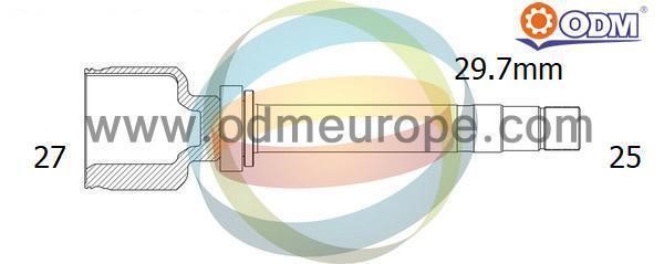 Odm-multiparts 14-356082 Joint kit, drive shaft 14356082: Buy near me in Poland at 2407.PL - Good price!