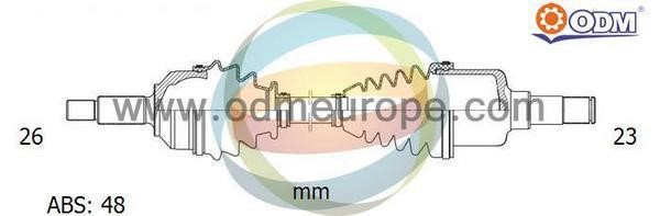 Odm-multiparts 18-091711 Wał napędowy 18091711: Dobra cena w Polsce na 2407.PL - Kup Teraz!