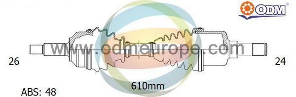 Odm-multiparts 18091591 Antriebswelle 18091591: Kaufen Sie zu einem guten Preis in Polen bei 2407.PL!