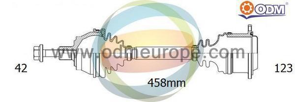 Odm-multiparts 18-213320 Drive shaft 18213320: Buy near me in Poland at 2407.PL - Good price!