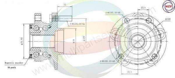 Odm-multiparts 70-070023 Wheel bearing kit 70070023: Buy near me in Poland at 2407.PL - Good price!