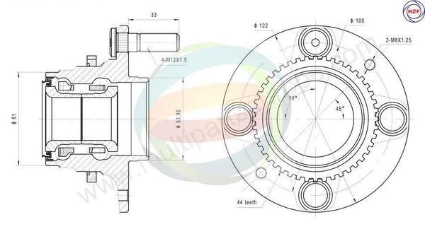 Odm-multiparts 70-050059 Wheel bearing kit 70050059: Buy near me in Poland at 2407.PL - Good price!