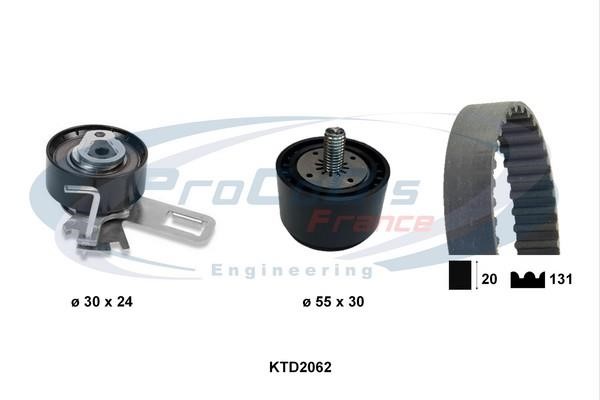 Procodis France KTD2062 Комплект ремня ГРМ KTD2062: Купить в Польше - Отличная цена на 2407.PL!