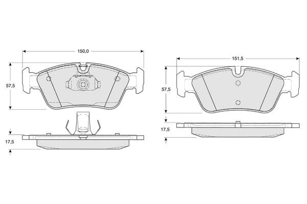 Procodis France PF1316 Brake Pad Set, disc brake PF1316: Buy near me in Poland at 2407.PL - Good price!