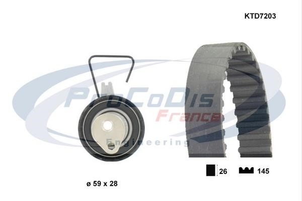 Procodis France KTD7203 Timing Belt Kit KTD7203: Buy near me in Poland at 2407.PL - Good price!