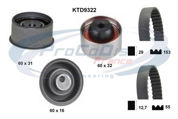 Procodis France KTD9322 Timing Belt Kit KTD9322: Buy near me in Poland at 2407.PL - Good price!