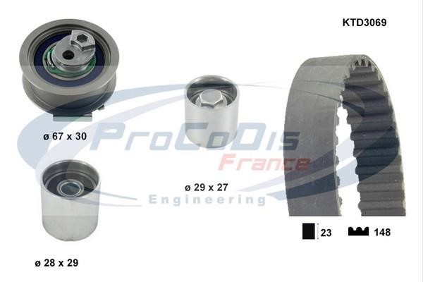 Procodis France KTD3069 Timing Belt Kit KTD3069: Buy near me in Poland at 2407.PL - Good price!