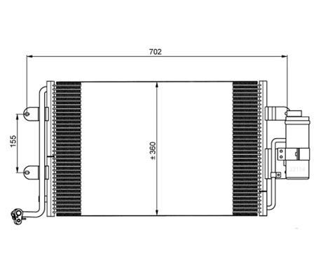 Autoclima 30311203.1 Condenser 303112031: Buy near me in Poland at 2407.PL - Good price!