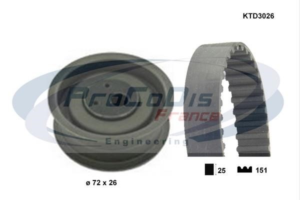  KTD3026 Timing Belt Kit KTD3026: Buy near me in Poland at 2407.PL - Good price!