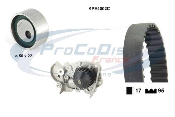 Procodis France KPE4002C Steuerungseinrichtungsriemen, Satz mit Wasserpumpe KPE4002C: Kaufen Sie zu einem guten Preis in Polen bei 2407.PL!