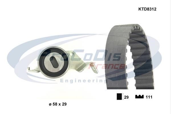 Procodis France KTD8312 Timing Belt Kit KTD8312: Buy near me in Poland at 2407.PL - Good price!