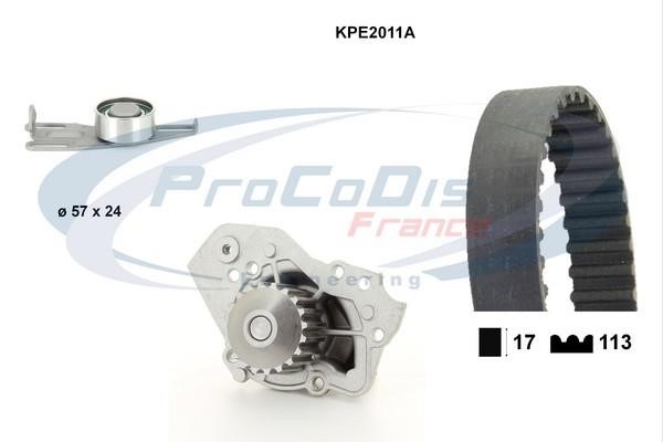 Procodis France KPE2011A Ремень ГРМ, комплект с водяным насосом KPE2011A: Отличная цена - Купить в Польше на 2407.PL!