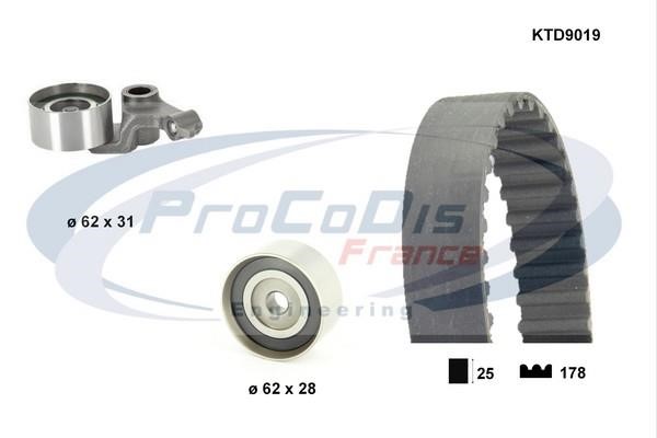 Procodis France KTD9019 Комплект ремня ГРМ KTD9019: Отличная цена - Купить в Польше на 2407.PL!