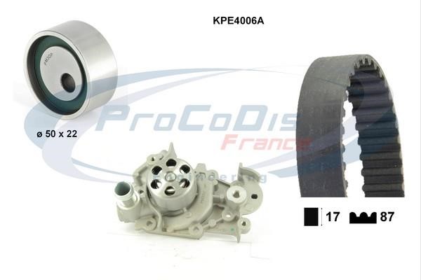 Procodis France KPE4006A Steuerungseinrichtungsriemen, Satz mit Wasserpumpe KPE4006A: Kaufen Sie zu einem guten Preis in Polen bei 2407.PL!