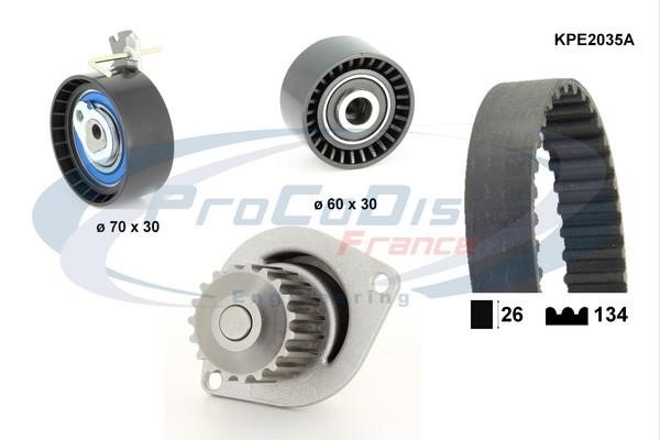 Procodis France KPE2035A TIMING BELT KIT WITH WATER PUMP KPE2035A: Buy near me in Poland at 2407.PL - Good price!