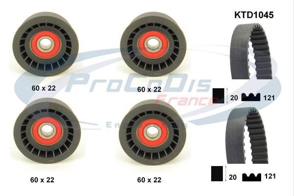 Procodis France KTD1045 Timing Belt Kit KTD1045: Buy near me in Poland at 2407.PL - Good price!