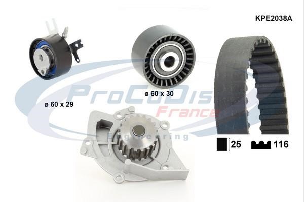 Procodis France KPE2038A TIMING BELT KIT WITH WATER PUMP KPE2038A: Buy near me in Poland at 2407.PL - Good price!